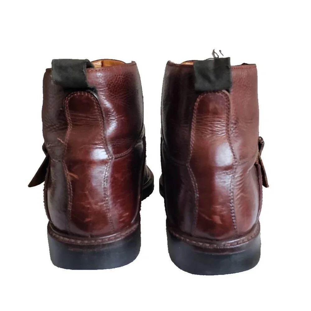 Vintage Cole Haan Country Brown Leather Chukka Ankle Boots Men's Size 9.5M 6321